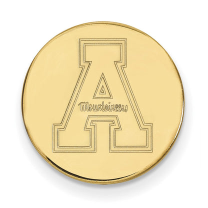 14K Gelbgold Gold Logoart Appalachian State University Anstecknadel