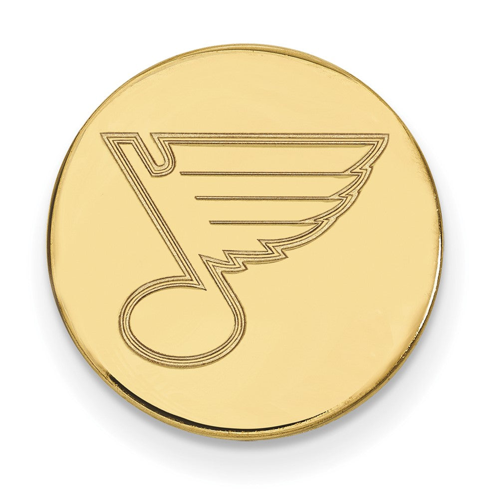 14K Gelbgold Gold Nhl Logoart St. Louis Blues Anstecknadel