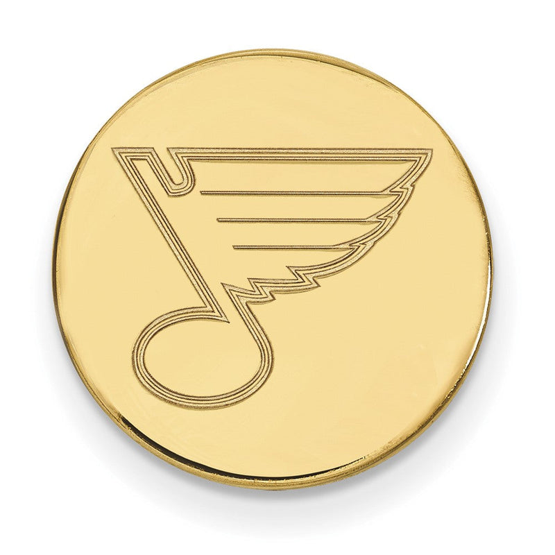 14K Gelbgold Gold Nhl Logoart St. Louis Blues Anstecknadel