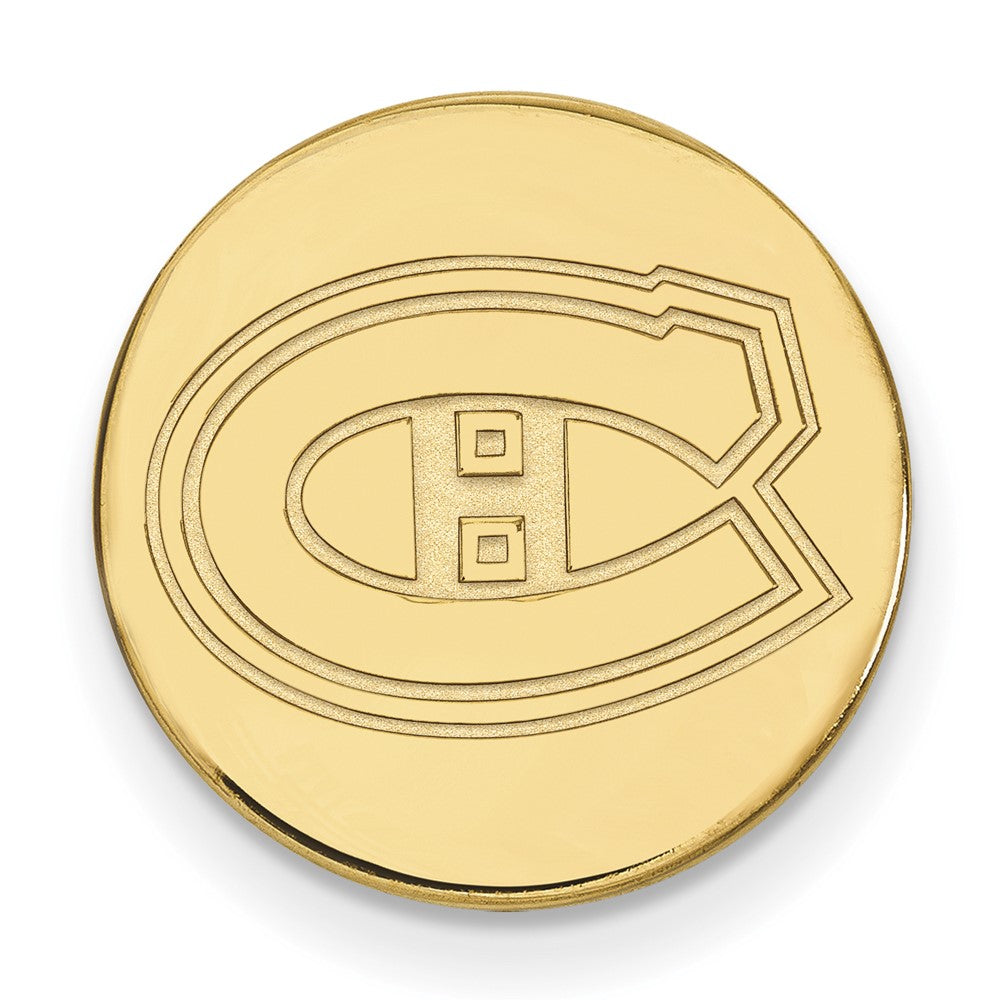 14K Gelbgold Gold Nhl Logoart Montreal Canadiens Anstecknadel