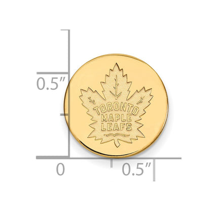 14K Gelbgold Gold Nhl Logoart Toronto Maple Leafs Anstecknadel