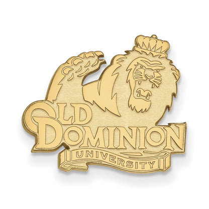 14K Gelbgold Gold Logoart Old Dominion University Anstecknadel