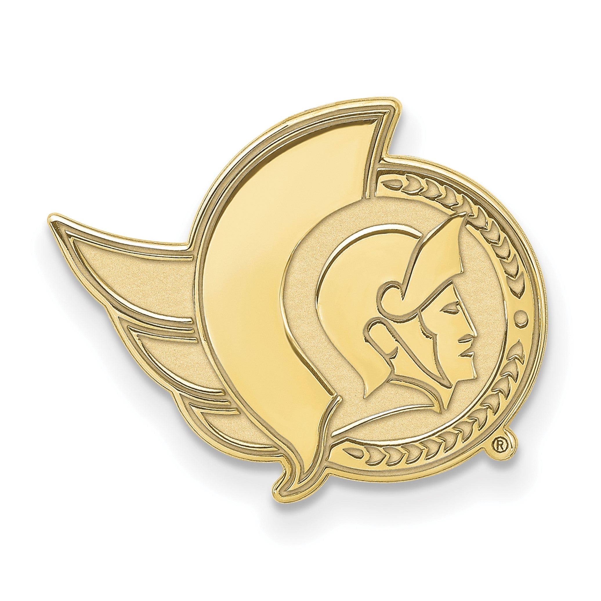 14K Gelbgold Gold Nhl Logoart Ottawa Senators Anstecknadel