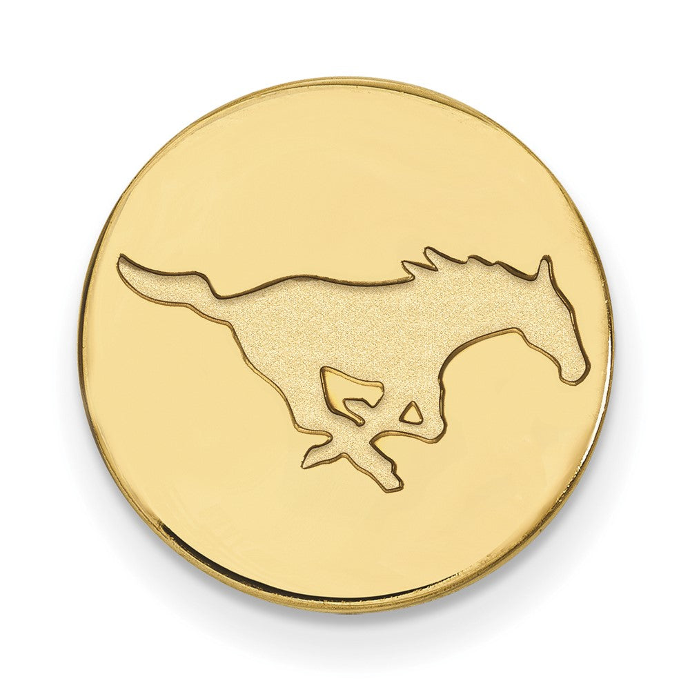 14K Gelbgold Gold Logoart Southern Methodist University Mustang Anstecknadel