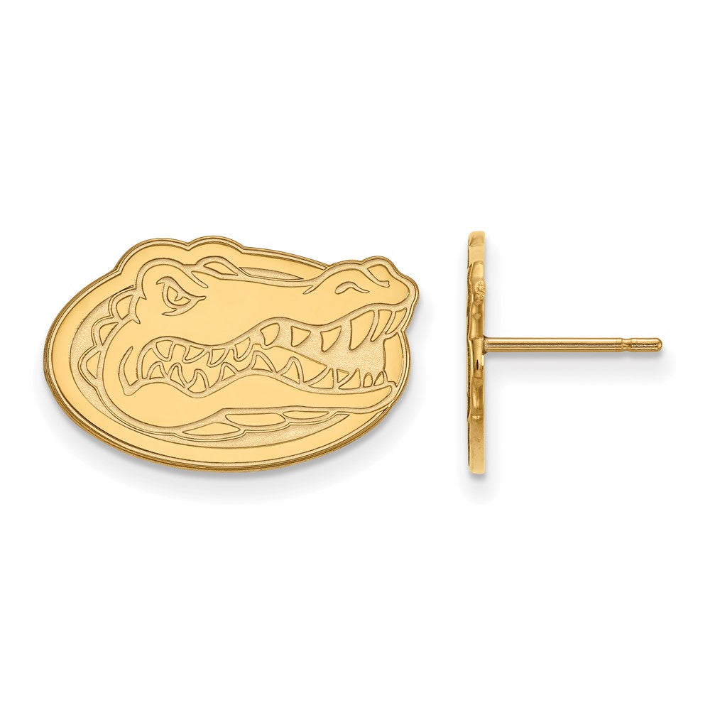 10K Gelbgold Logoart University Of Florida Gator Klein Ohrstecker