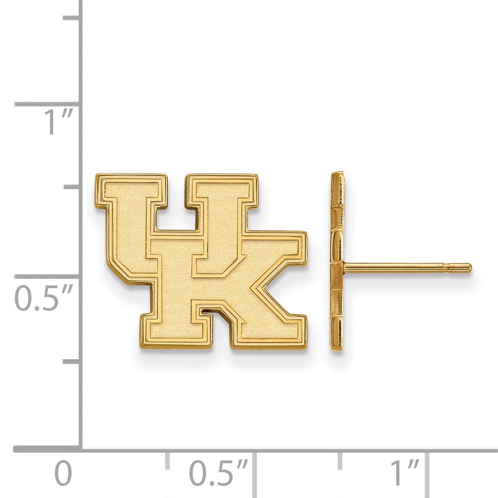 10K Gelbgold Logoart University Of Kentucky U K Klein Ohrstecker