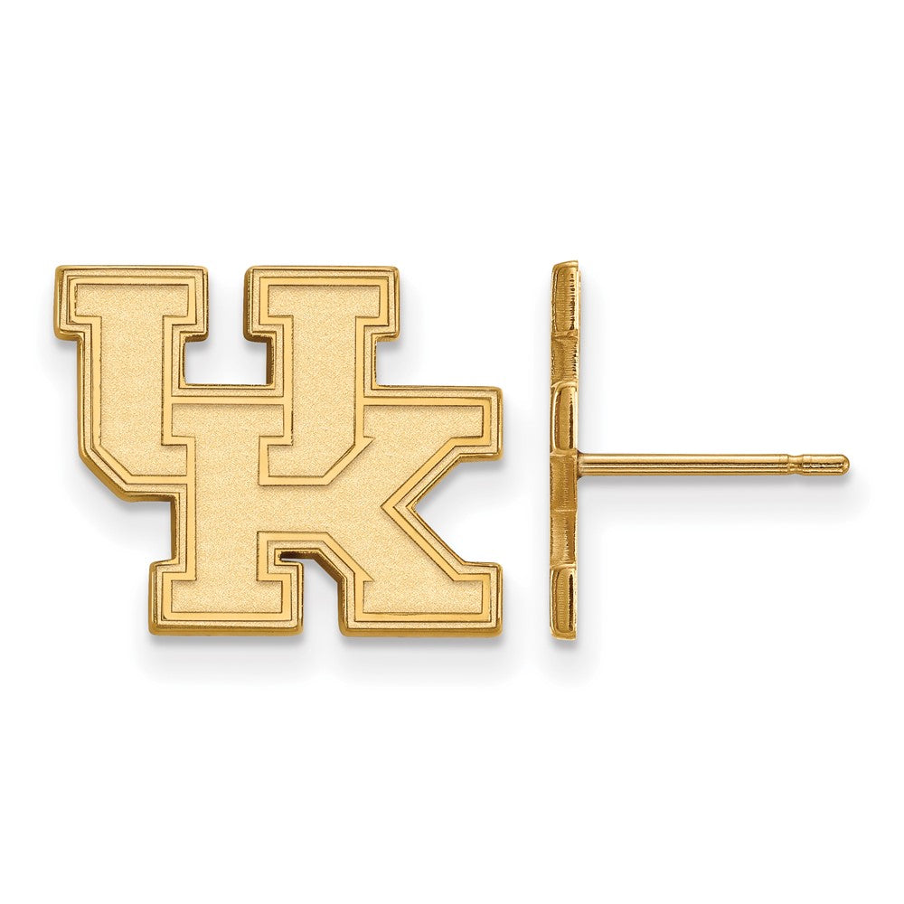 10K Gelbgold Logoart University Of Kentucky U K Klein Ohrstecker