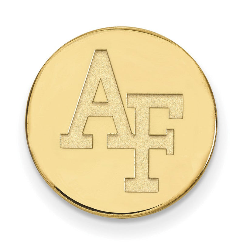 14K Gelbgold Gold Logoart Vereinigt Staaten Luft Kraft Akademie A-f Anstecknadel