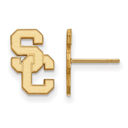 10K Gelbgold University Of Southern California S C Klein Ohrstecker