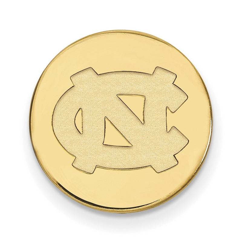 14K Gelbgold Gold Logoart University Of North Carolina N-c Anstecknadel