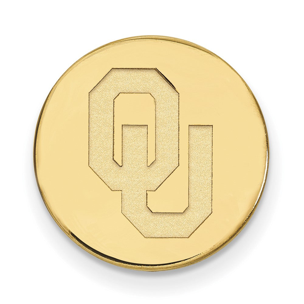 14K Gelbgold Gold Logoart University Of Oklahoma O-u Krawatten Tac