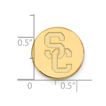 14K Gelbgold Gold University Of Southern California S-c Anstecknadel