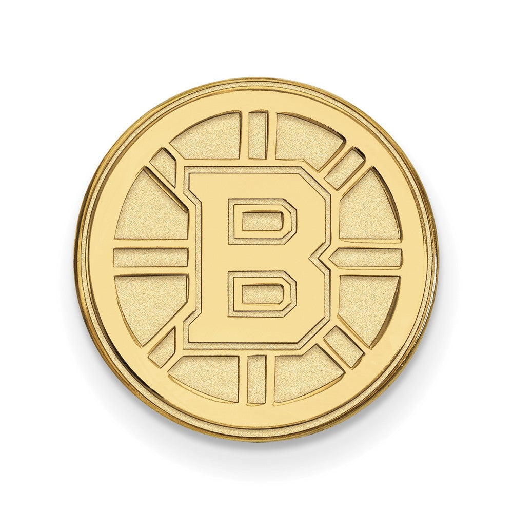 14K Gelbgold Gold Nhl Logoart Boston Bruins Anstecknadel