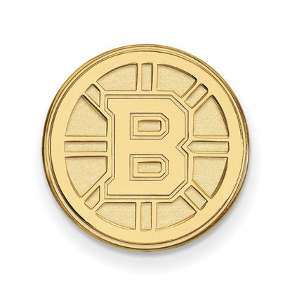 14K Gelbgold Gold Nhl Logoart Boston Bruins Anstecknadel