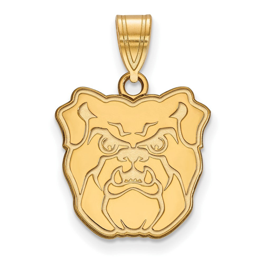 Vergoldet Sterlingsilber Logoart Butler University Bulldog Mittel Anhänger