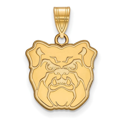 Vergoldet Sterlingsilber Logoart Butler University Bulldog Mittel Anhänger