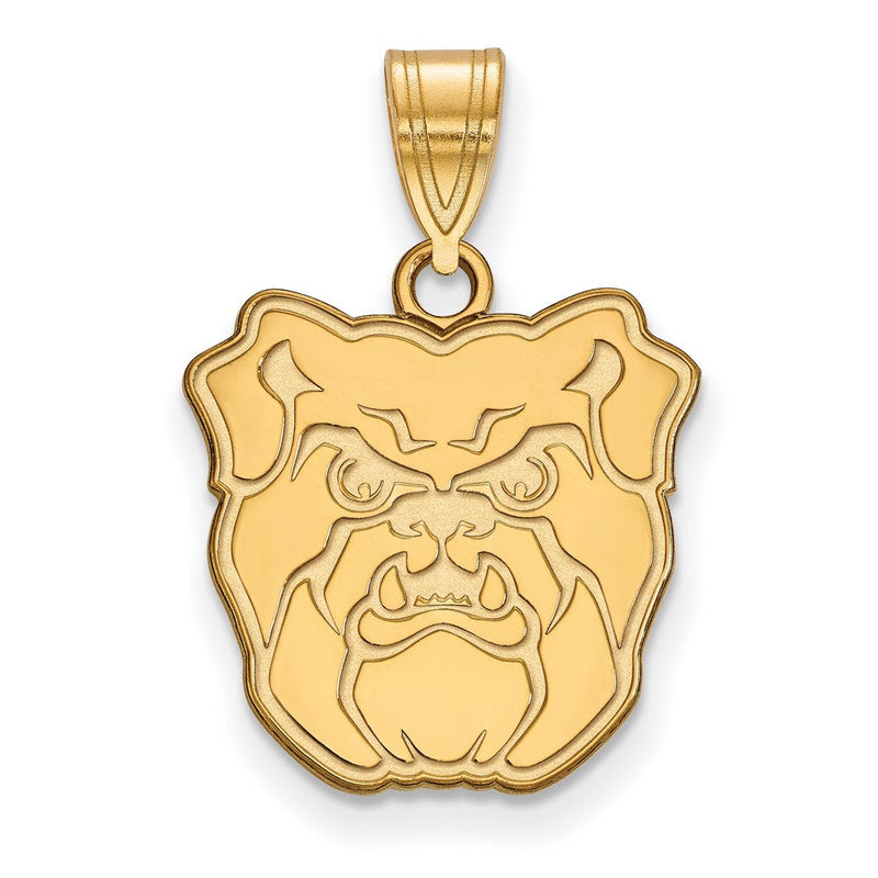 Vergoldet Sterlingsilber Logoart Butler University Bulldog Mittel Anhänger