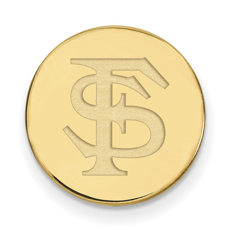 14K Gelbgold Gold Logoart Florida State University F-s Anstecknadel
