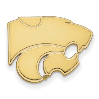 14K Gelbgold Gold Logoart Kansas State University Wildkatze Anstecknadel