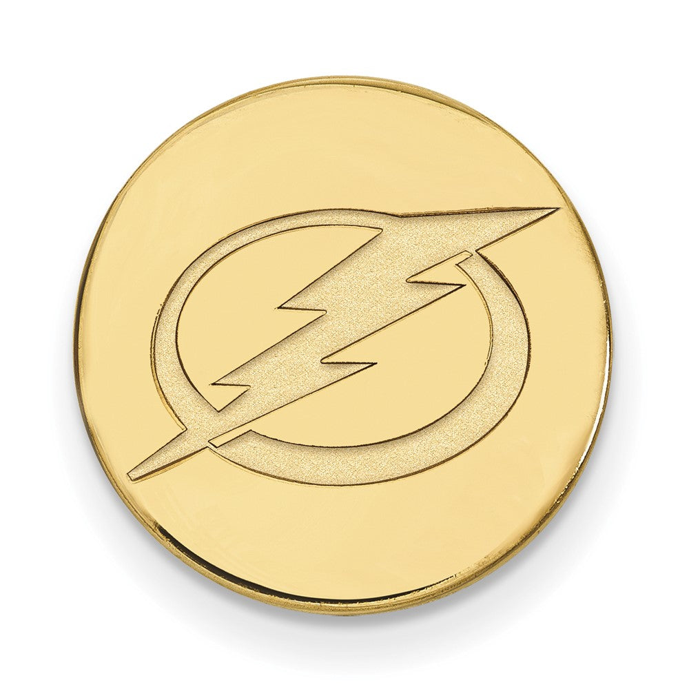 14K Gelbgold Gold Nhl Logoart Tampa Bay Blitz Anstecknadel