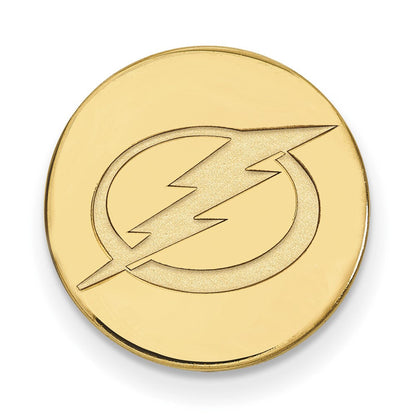 14K Gelbgold Gold Nhl Logoart Tampa Bay Blitz Anstecknadel