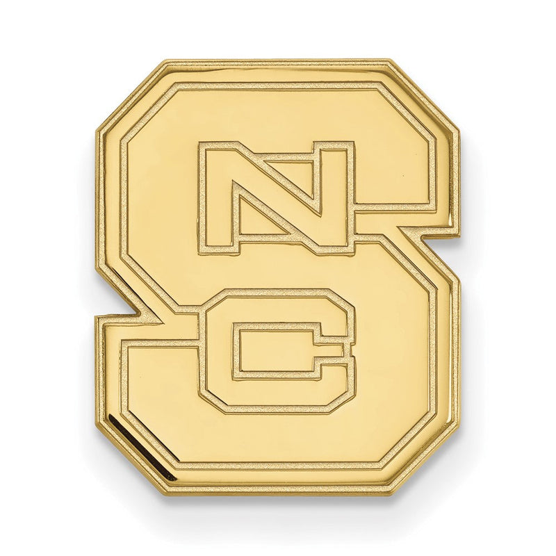 14K Gelbgold Gold Logoart North Carolina State University N-c-s Anstecknadel