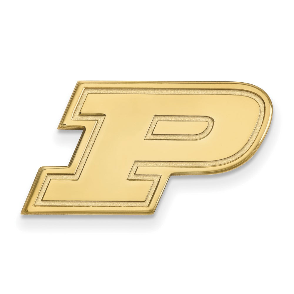 14K Gelbgold Gold Logoart Purdue University Buchstabe P Anstecknadel