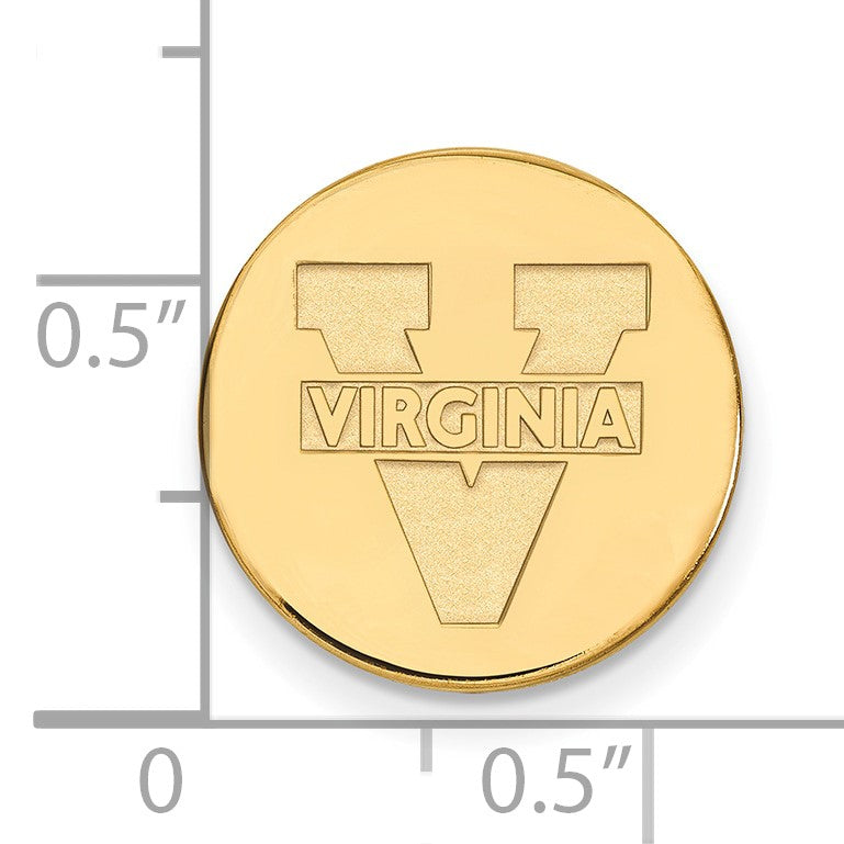 14K Gelbgold Gold Logoart University Of Virginia Anstecknadel
