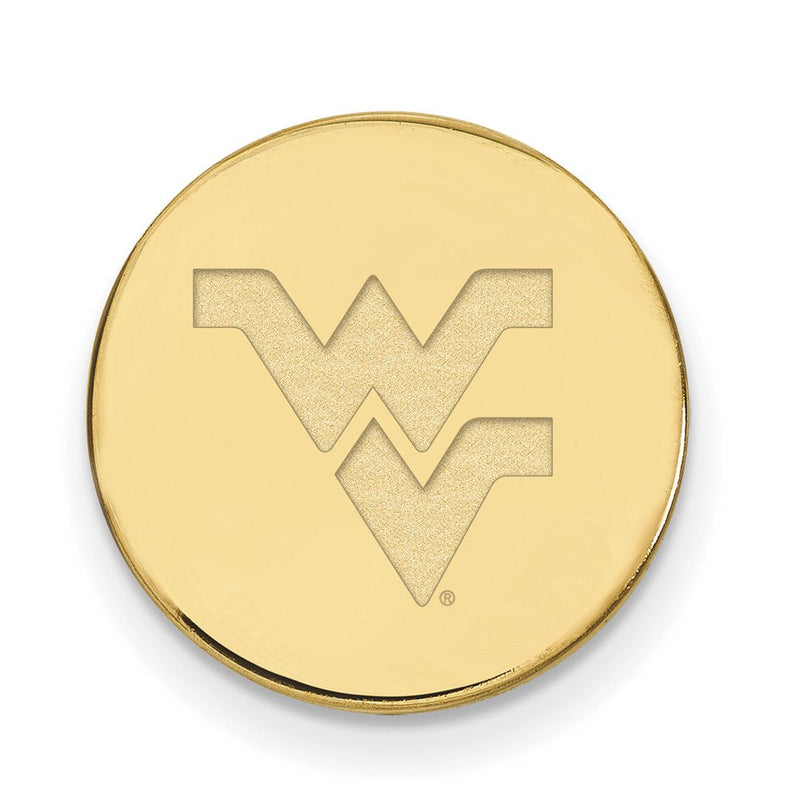 14K Gelbgold Gold Logoart West Virginia University W-v Anstecknadel
