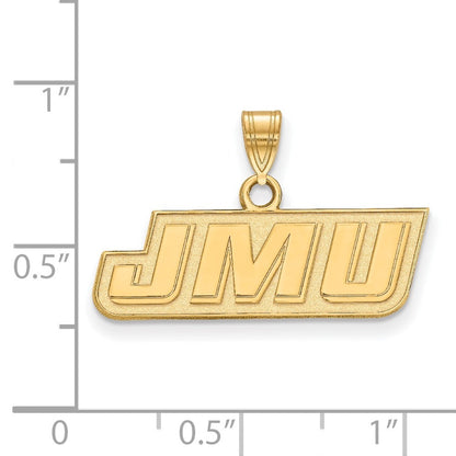 14K Gelbgold Logoart James Madison University J M U Klein Anhänger