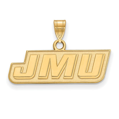 10K Gelbgold Logoart James Madison University J M U Klein Anhänger