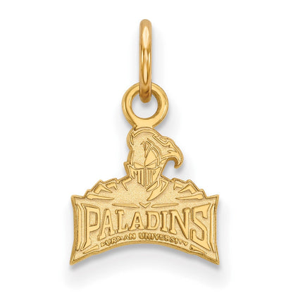 14K Gelbgold Logoart Furman University Paladins Extra Klein Anhänger