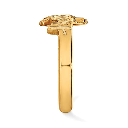 Vergoldet Sterlingsilber Logoart University Of Nebraska Huskers Zehenring