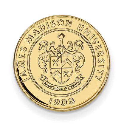 14K Gelbgold Gold Logoart James Madison University Wappen Anstecknadel