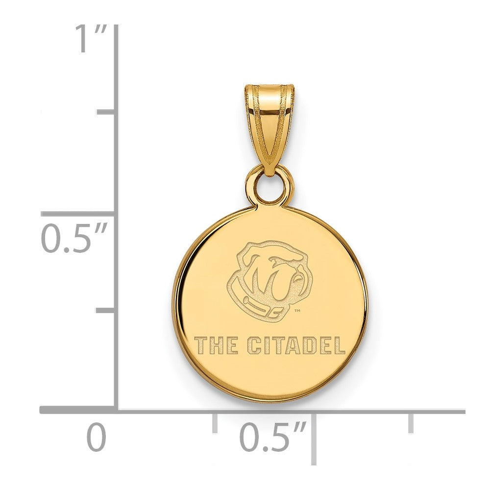 10K Gelbgold 10ky Logoart The Citadel Klein Anhänger