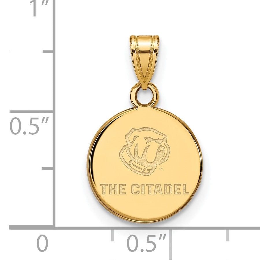 Vergoldet Sterlingsilber Gp Logoart The Citadel Klein Anhänger