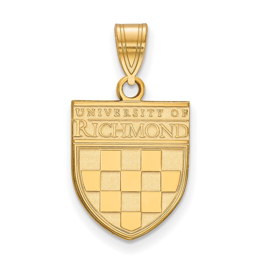 Vergoldet Sterlingsilber Gp Logoart University Of Richmond Mittel Anhänger