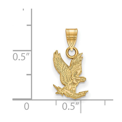 14K Gelbgold Logoart Vereinigt Staaten Luft Kraft Akademie Falcon Klein Anhänger