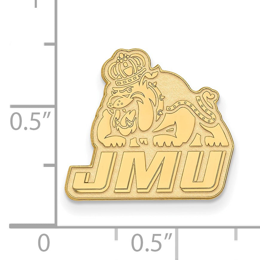 14K Gelbgold Gold Logoart James Madison University Anstecknadel