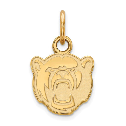 Vergoldet Sterlingsilber Logoart Baylor University Extra Klein Anhänger