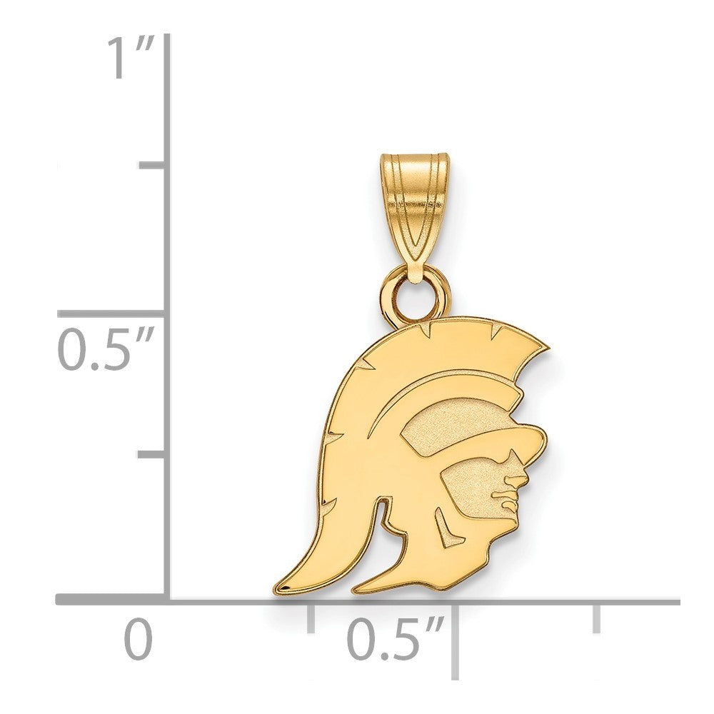 10K Gelbgold University Of Southern California Trojan Klein Anhänger