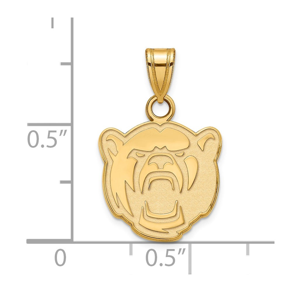 Vergoldet Sterlingsilber Logoart Baylor University Klein Anhänger