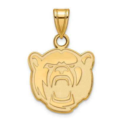 10K Gelbgold Logoart Baylor University Klein Anhänger
