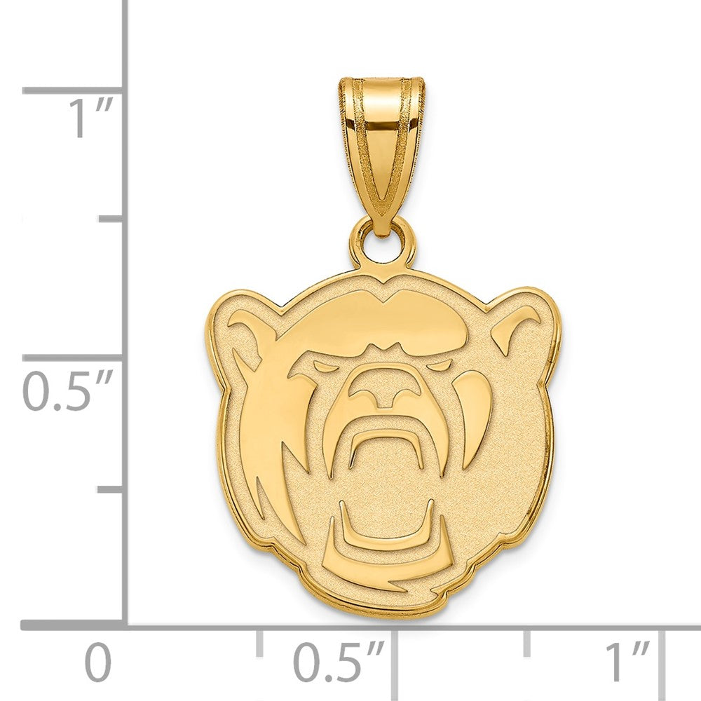 Vergoldet Sterlingsilber Logoart Baylor University Mittel Anhänger