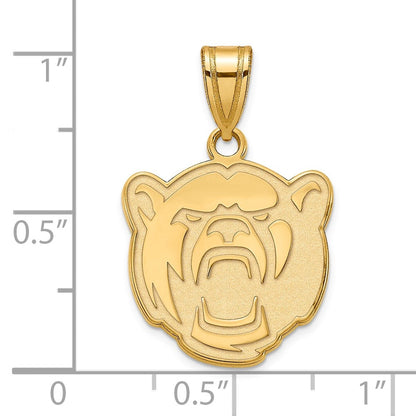 Vergoldet Sterlingsilber Logoart Baylor University Mittel Anhänger