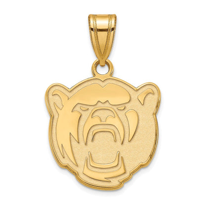 Vergoldet Sterlingsilber Logoart Baylor University Mittel Anhänger