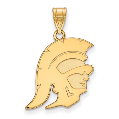 Vergoldet Sterlingsilber University Of Southern California Trojan Groß Anhänger
