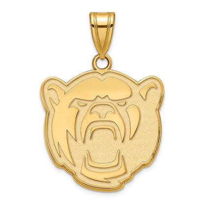 10K Gelbgold Logoart Baylor University Groß Anhänger