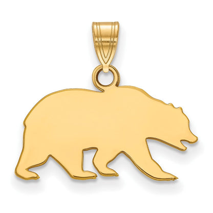 10K Gelbgold Logoart University Of California Berkeley Bär Klein Anhänger
