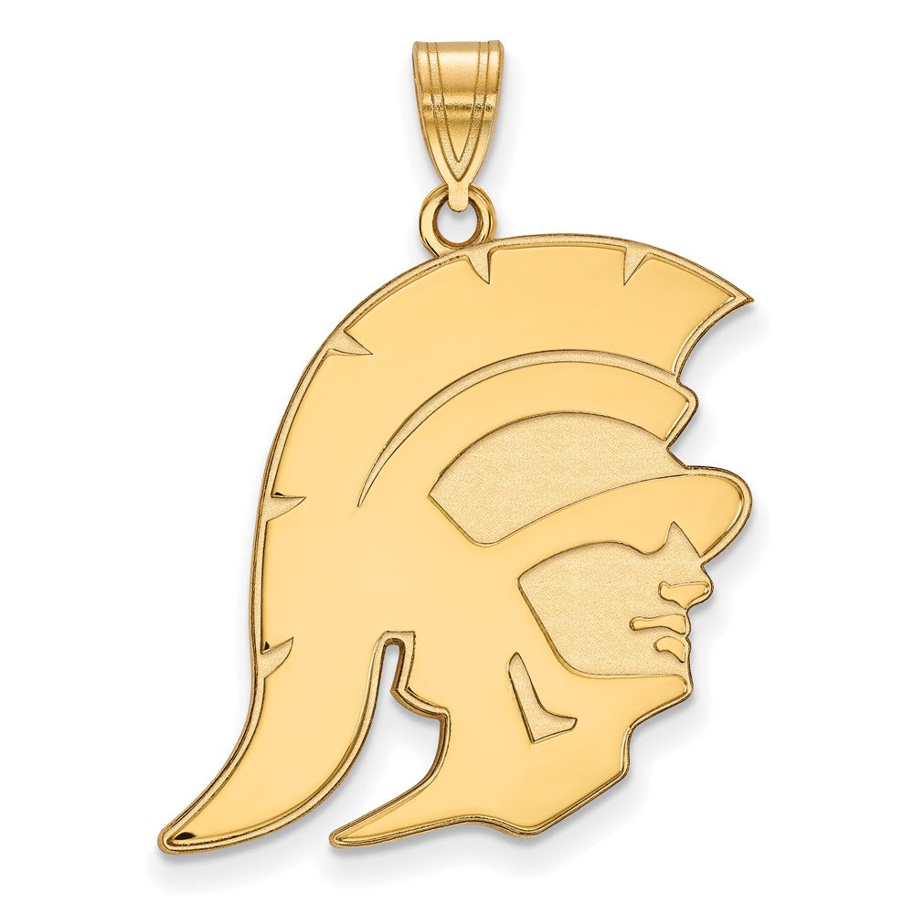 Vergoldet Sterlingsilber University Of Southern California Trojan Extra Groß Anhänger